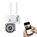 Camera de Supraveghere Exterior WiFi Jortan PTZ, Rezolutie Full HD, Rotire 360 Grade si Vedere Nocturna Color