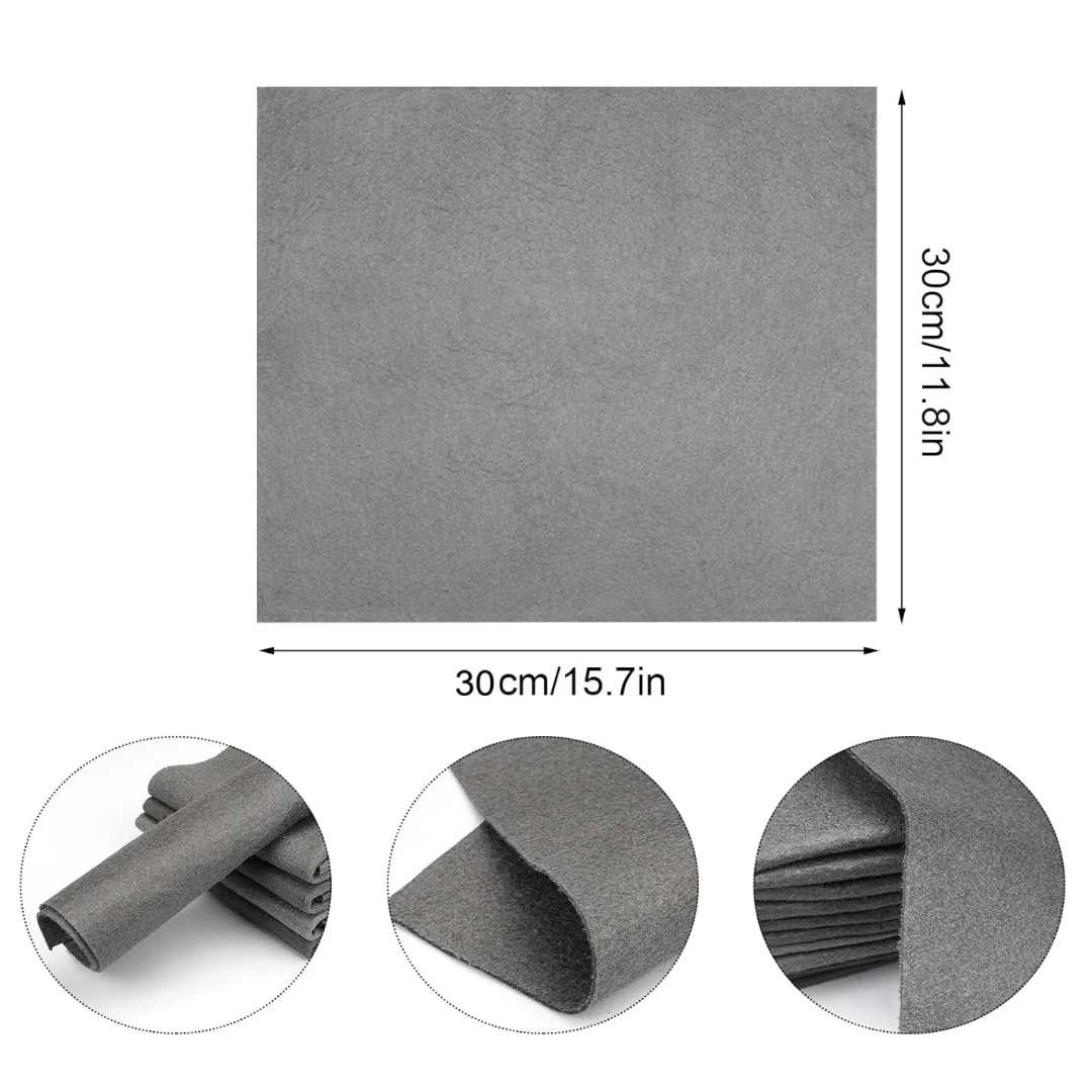 Set 10 Lavete Magice, Curatare Fara Scame si Zgarieturi, Material Microfibra, 30x30 cm