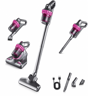 Aspirator Vertical, fără Fir, fara sac 21,6V – Rezervor 0,54L, Ușor și Puternic