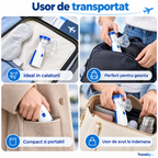 Aparat aerosoli, nebulizator cu Tehnologie Mesh Ultrasonic, 3 Trepte, Debit 0, 15-0, 35 ml/min, Capacitate 8 ml, USB + Baterii AA, Zgomot ≤20dB, Masti Copii si Adulti