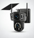 Camera Supraveghere Solara Dubla INNOVA 4G , 6MP , Full HD, PTZ 360°, baterie 12000mAh, vedere nocturna, audio bidirectional, Aplicatie in Romana