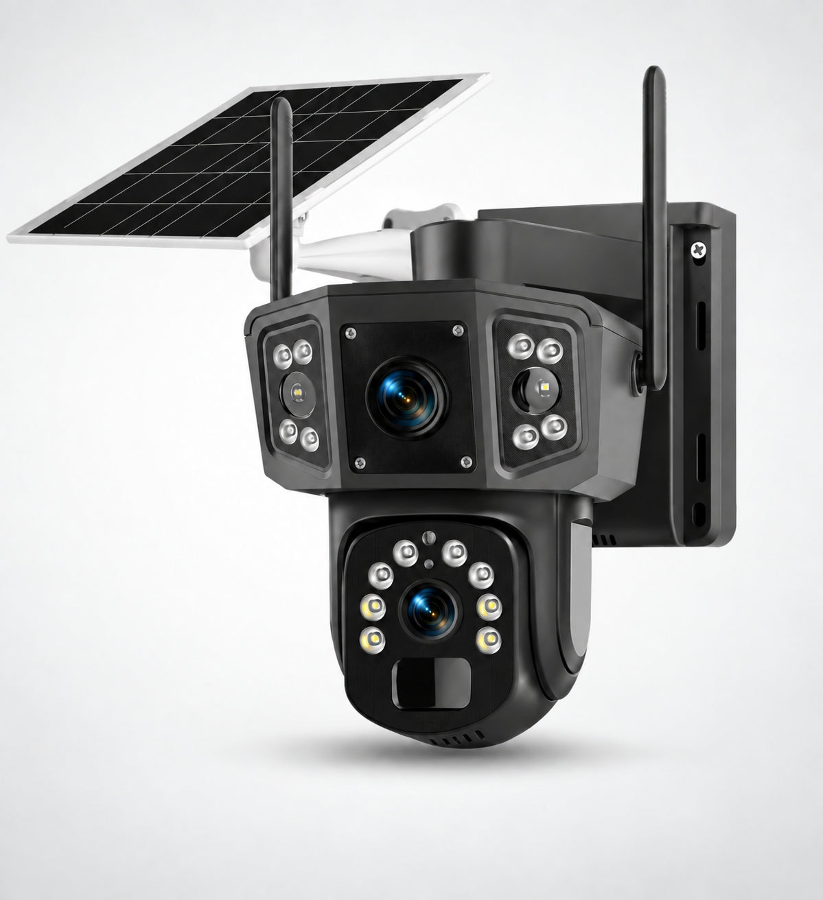 Camera Supraveghere Solara Dubla INNOVA 4G , 6MP , Full HD, PTZ 360°, baterie 12000mAh, vedere nocturna, audio bidirectional, Aplicatie in Romana