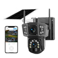 Camera Supraveghere Solara Dubla INNOVA 4G , 6MP , Full HD, PTZ 360°, baterie 12000mAh, vedere nocturna, audio bidirectional, Aplicatie in Romana