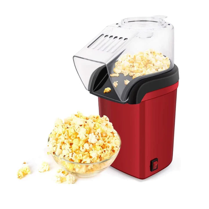 Aparat de Făcut Popcorn cu Aer Cald, Fără Ulei și Putere de 1200W