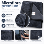 Prosop Microfibră Profesională 50×90 cm – 850 GSM, Super Absorbantă