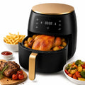 Friteuza cu aer cald, 2400W, 7 programe, 80-200°C, Timer 60 min