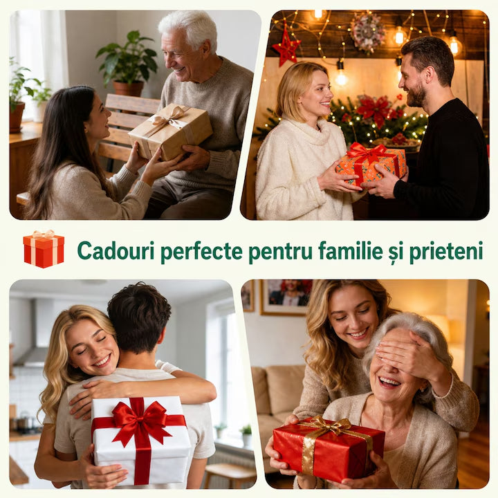 Aparat de Masaj cu Manute, pentru Gat, Umeri si Corp, Reincarcabil USB, Functie Incalzire