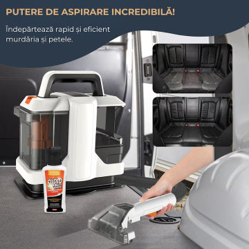 Aspirator Injectie-Extractie pentru Canapele, Covoare si Tapiterie Auto