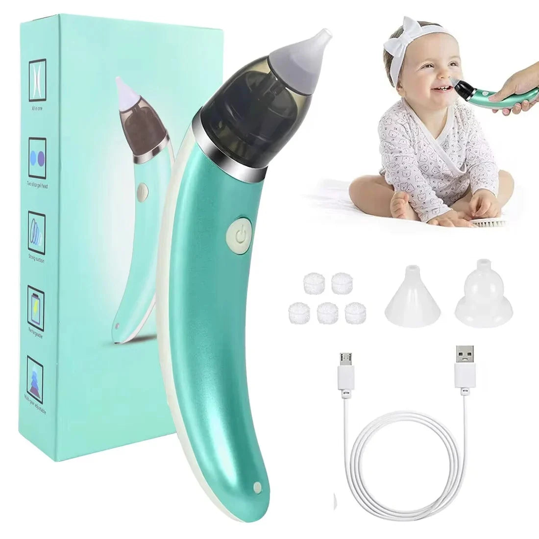 Aspirator Nazal Bebeluși Electric