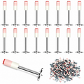 Set Cuie Tip Ciuperca Pentru Pistol, Cu Autopropulsare, 100 Bucati, 7.2 mm
