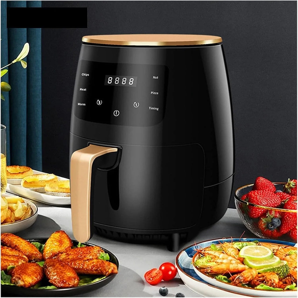 Friteuza cu aer cald, 2400W, 7 programe, 80-200°C, Timer 60 min