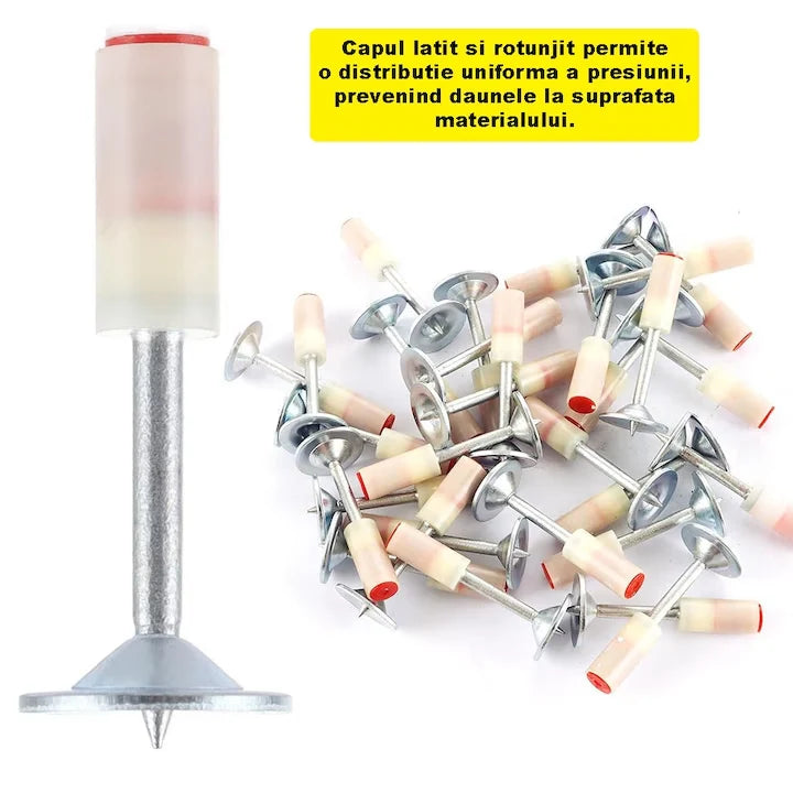 Set Cuie Tip Ciuperca Pentru Pistol, Cu Autopropulsare, 150 Bucati, 7.2 mm